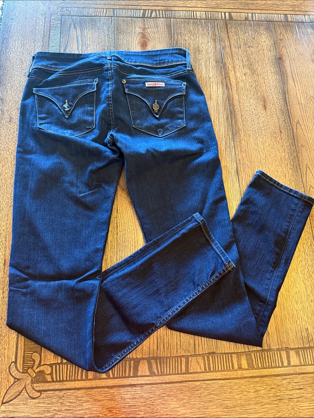 Hudson Jeans Collin Flap  Women's Dark Blue Skinny Jeans